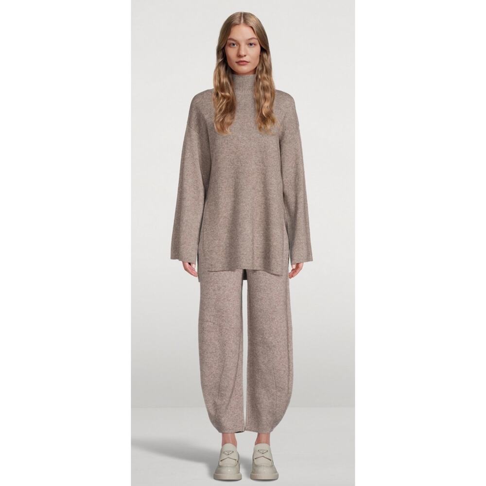 NWT By Malene Birger Camira Knit Sweater Beige Size S